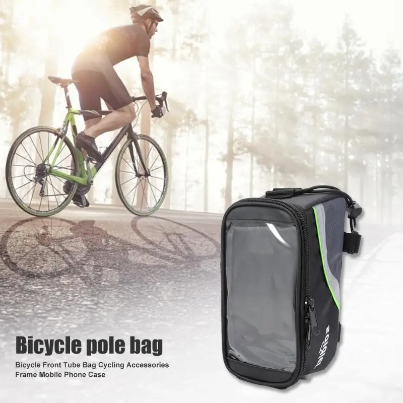 MTB велосипедный руль, сумки для мобильных телефонов, велосипедная Рама, передняя головка, верхняя труба, сумки