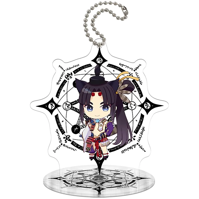 Новое поступление 9 см Fate/Grand Order FGO фигурка аниме игрушка прозрачный акриловый игрушки милый брелок для ключей декоративные украшения - Цвет: Красный