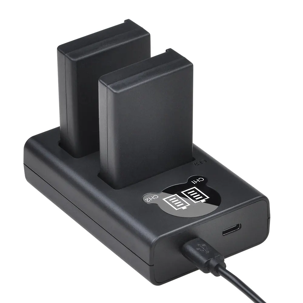 EN-EL9A EN-EL9 Battery Pack + Charger with USB and Type-c Port for Nikon D3000 D5000 D40X D40 D60 DSLR EN EL9 EL9A | Электроника