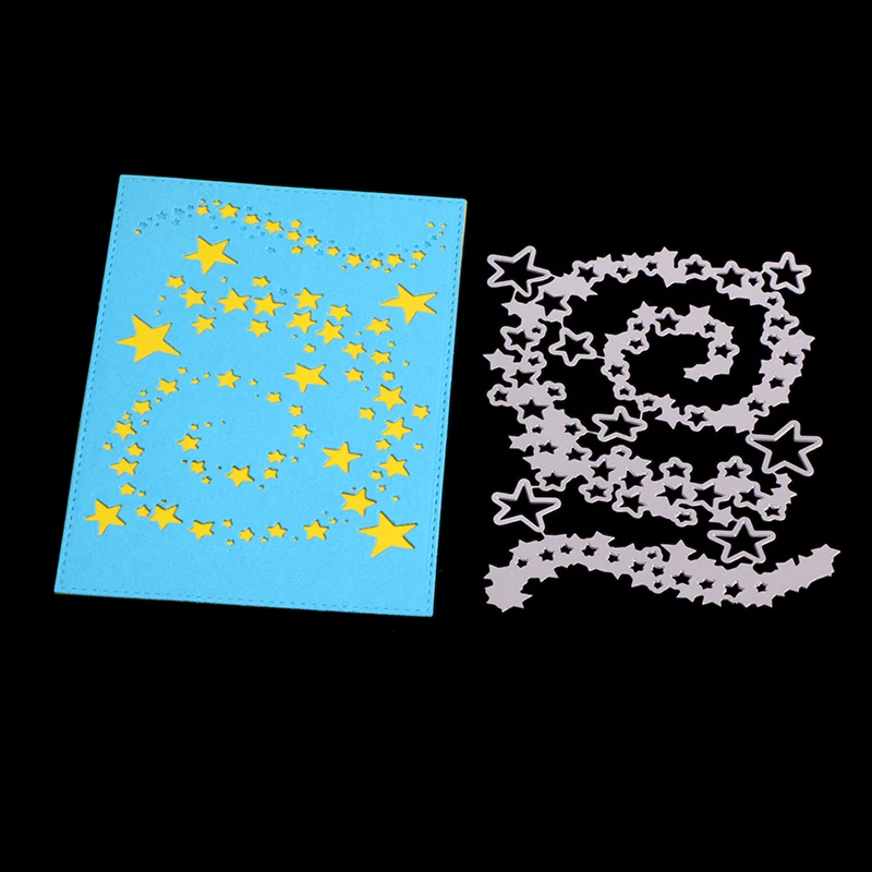 

Star Cover Scrapbook Punch Metal Cutting Dies For Scrapbooking Stencils DIY Album Cards Decoration Embossing Die Cuts Cut Cutter