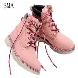 1pair Striped Double Color Shoelaces Outdoor Sneakers Shoe Laces Martin Cotton Tooling Boots Shoelace White Shoes Lace Strings