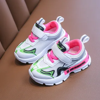 

Children's Sneakers 2020 Autumn New Boys' Sports Shoes Girls Sneakers Students Breathable Mesh Children Shoes D747