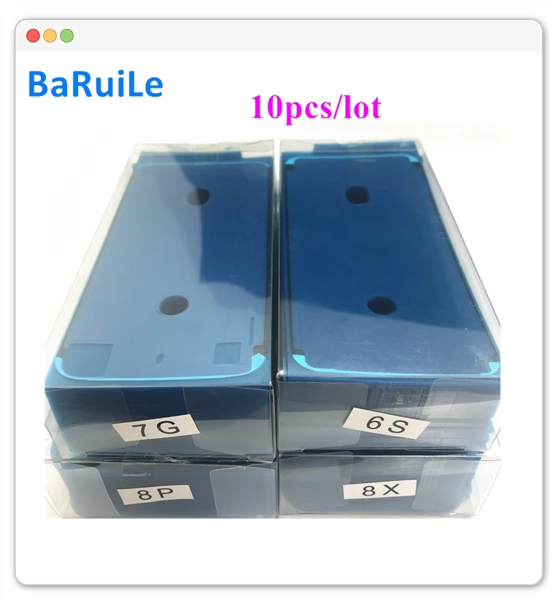 10 шт. водостойких наклеек для iPhone 6S 7 8 Plus X P XS Max XR 3 м клейкая предварительно