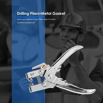 

Hot Sale Drilling Pliers Multi-function Multi-functional Fastener Snap Pliers Hole Puncher Leather Scrapbooking Pliers
