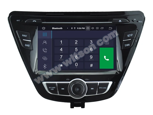 " Android 9,0 Pie OS автомобильный DVD Мультимедиа gps радио для hyundai Elantra/Avante- с большим углом обзора ips экран