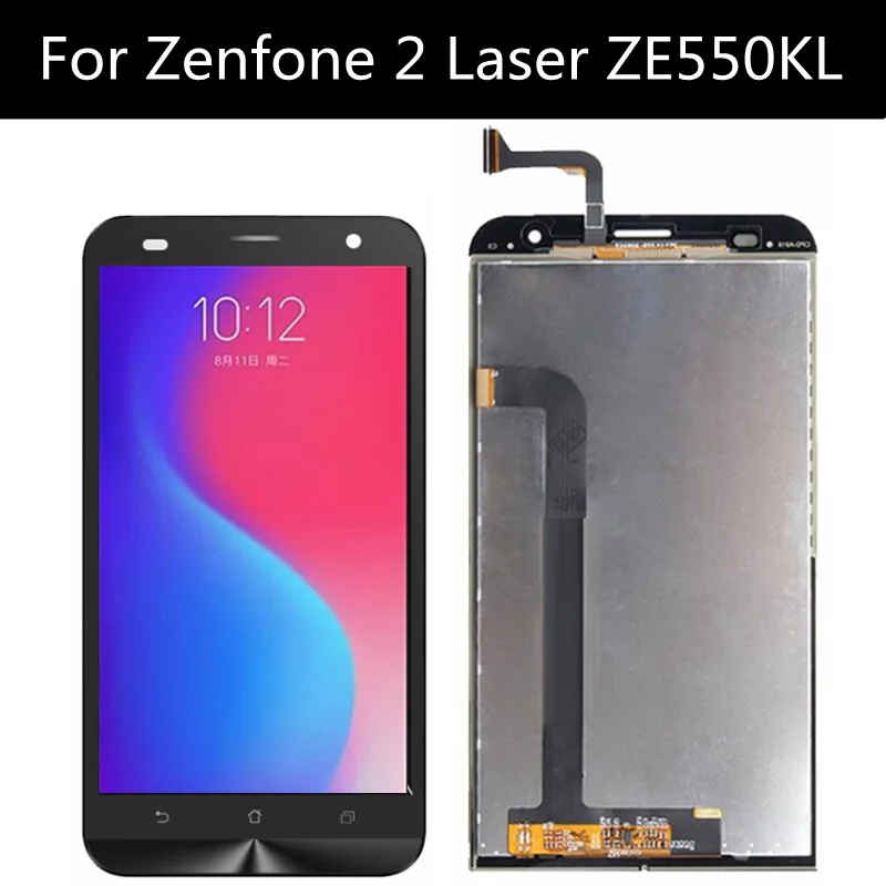 ЖК-дисплей 5 дюйма для ASUS ZenFone 2 Laser ZE550KL Z00LD сенсорный экран с дигитайзером в сборе