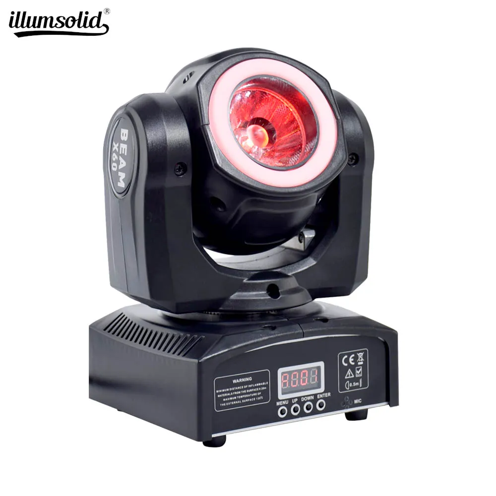 

60W Mini Moving Head Wash Beam 2in1 Stage Effect DJ Professional stage lighting