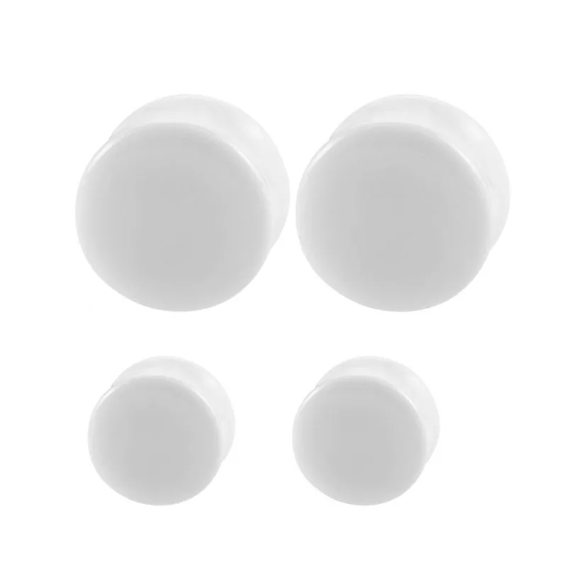 Percing Oreja 2 шт. Акриловые беруши и тоннели ушные измерители Двойные изогнутые седло расширитель Носилки Лабрет Украшения для тела