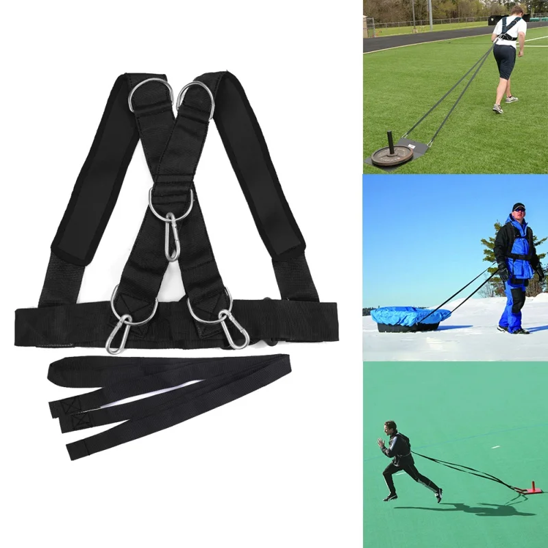 Sled Harness Exercise Resistance Physical Training Resistance Rope Kit