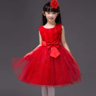 Детский костюм белое платье для выступлений детская юбка принцессы для девочек Сетчатое платье для танцев класса А