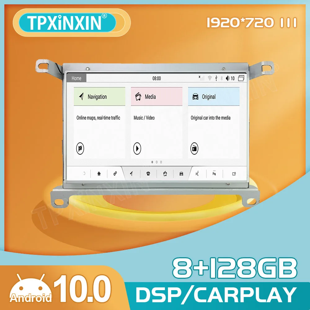 

Android 10 8G+128GB for Jaguar XF XFL 2012 - 2016 Carplay GPS Car Navigation Multimedia Video Stereo Player Radio Carplay 2 DIN