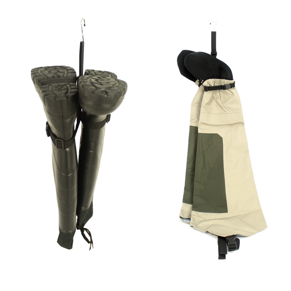 Hunting Shoes Fishing Wader Boot Hanger Adjustable Strap Belt for Storage Drying Waders Rack fishing boots