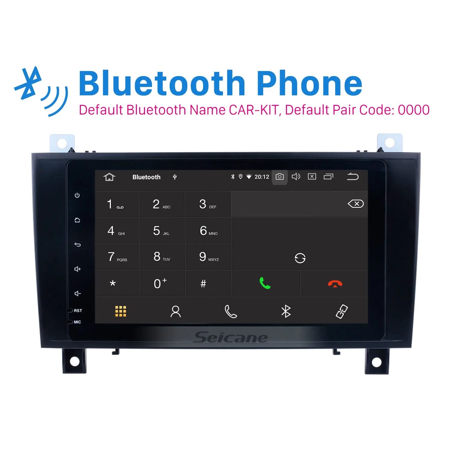 Cheap Seicane Android 9.0 8inch 2 Din GPS Car Radio For 2000-2011 Mercedes SLK Class R171 SLK200 SLK280 SLK300 SLK350 SLK55 1