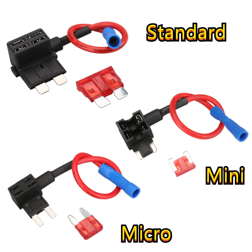 12V 10A KLEINE MEDIUM Auto Sicherung Add-a-schaltung TAP Adapter