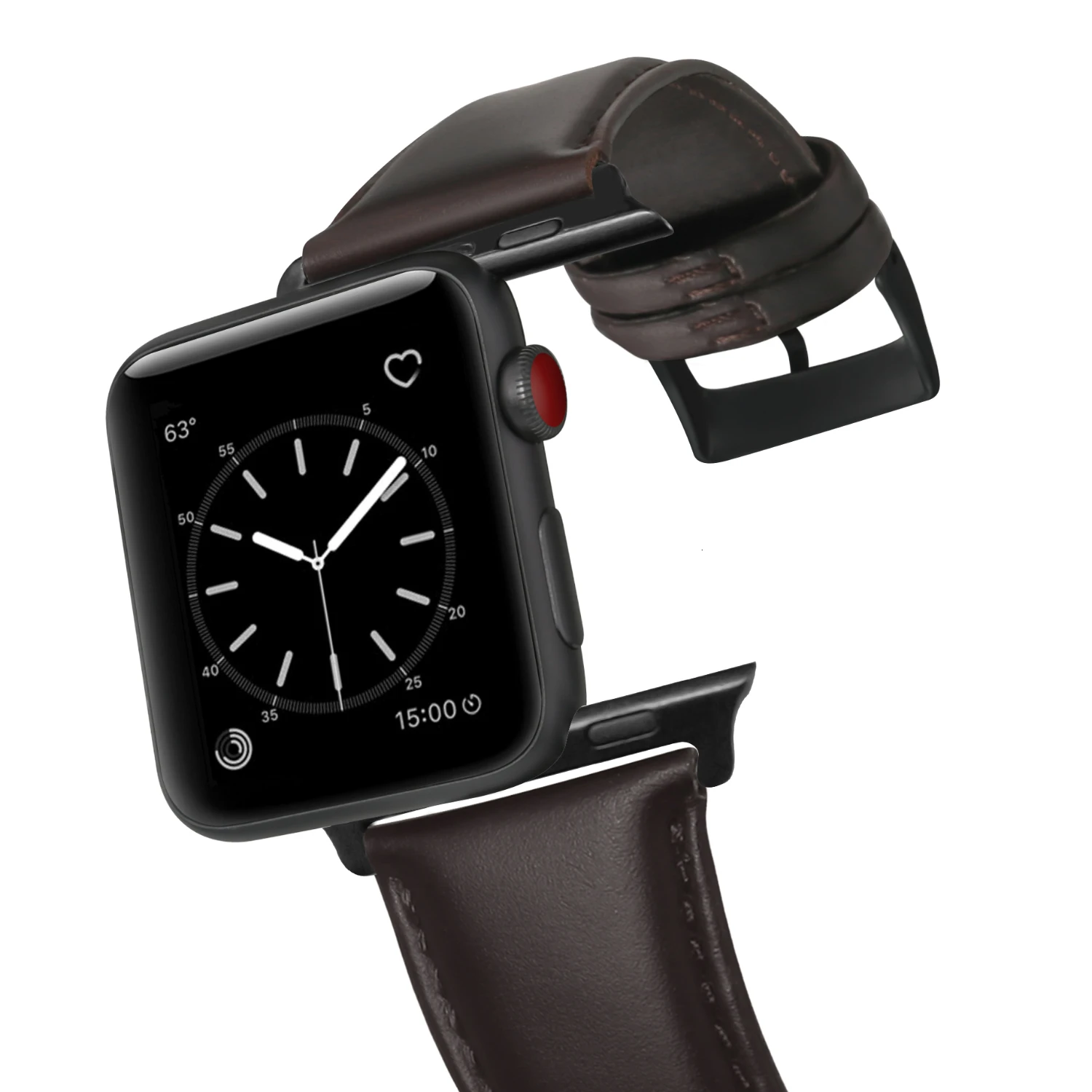 Винтажный ремешок из воловьей кожи для Apple Watch 44 мм 40 мм iwatch 5 4 3 2 1 браслет 42 мм 38 мм браслет с текстурой Crazy Horse