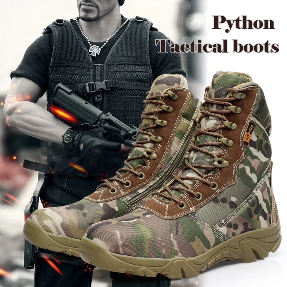 SFIT/Тактическая обувь для улицы; мужские водонепроницаемые походные кроссовки; военные тактические охотничьи ботинки; альпинистская камуфляжная спортивная обувь
