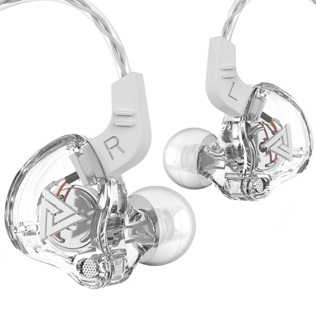 QKZ AK6 Copper Driver HiFi Wired Earphone Sport Running In-Ear Headphones Bass Stereo Headset Music Earbuds With Mic | Электроника