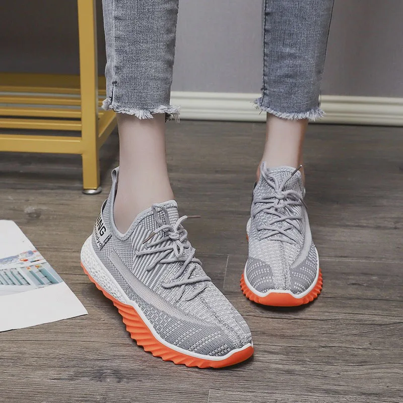 

New Women Sneaker Stretch Mesh Shoes Spring Couple Nets Breathable Casual Shoes Sneakers Female Drop Shopping Plus Size
