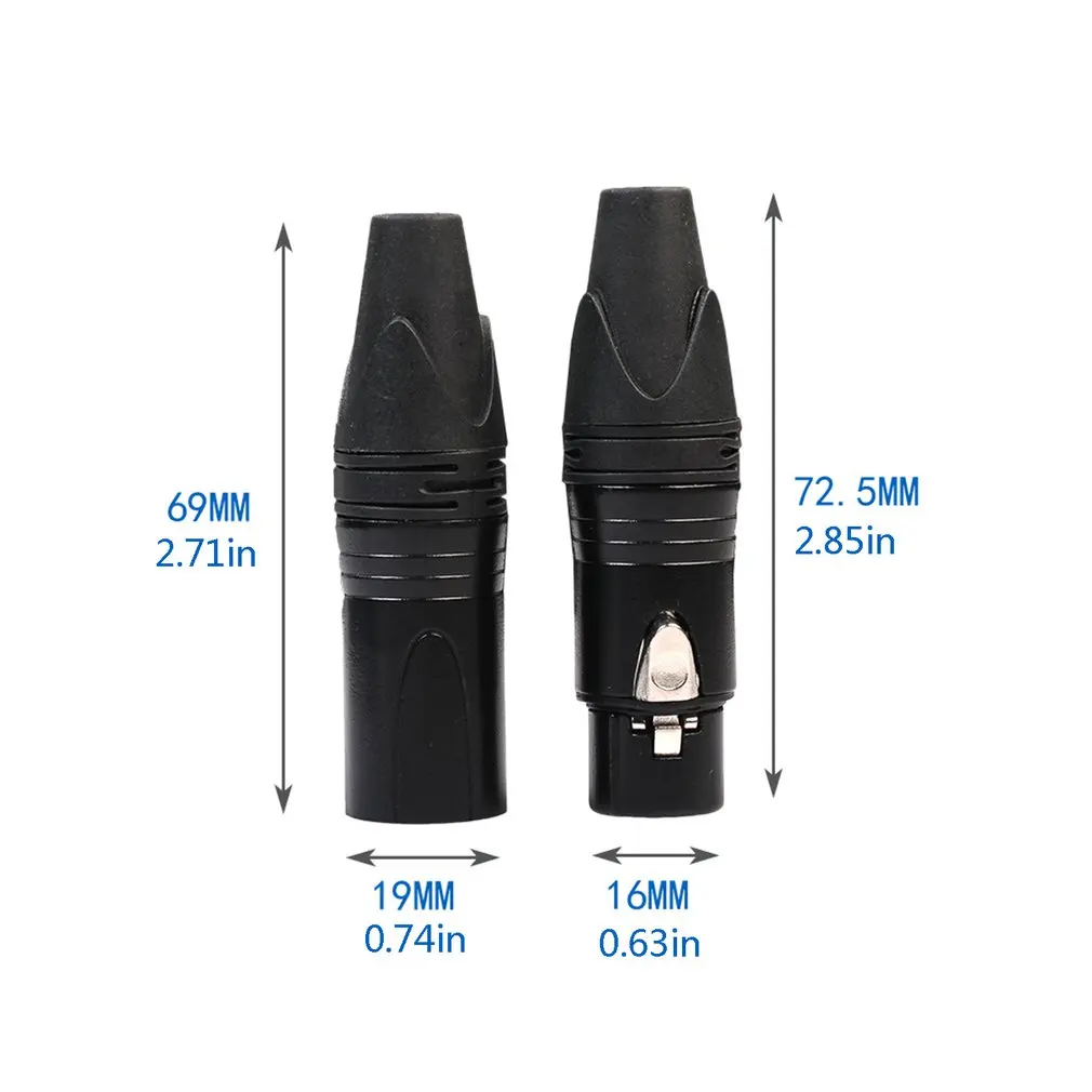 5 пар для Canon мужской 3-контактный разъем аудио разъем микрофонный кабель Diy припоя-Типовой металлический материал аудио сигнал вилка