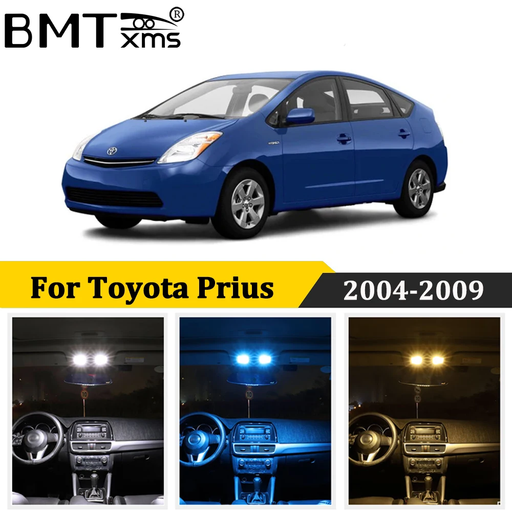 BMTxms 15 шт. Canbus для Toyota Prius NHW20 20 P20 2004 2009 фото карта свет номерной знак Комплект