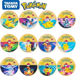Pièces commémoratives Pokemon, joli jeu de Collection, Pikachu, Charizard, Mewtwo, motifs de dessin animé, plaqué or, cadeaux, jouets, offre spéciale 