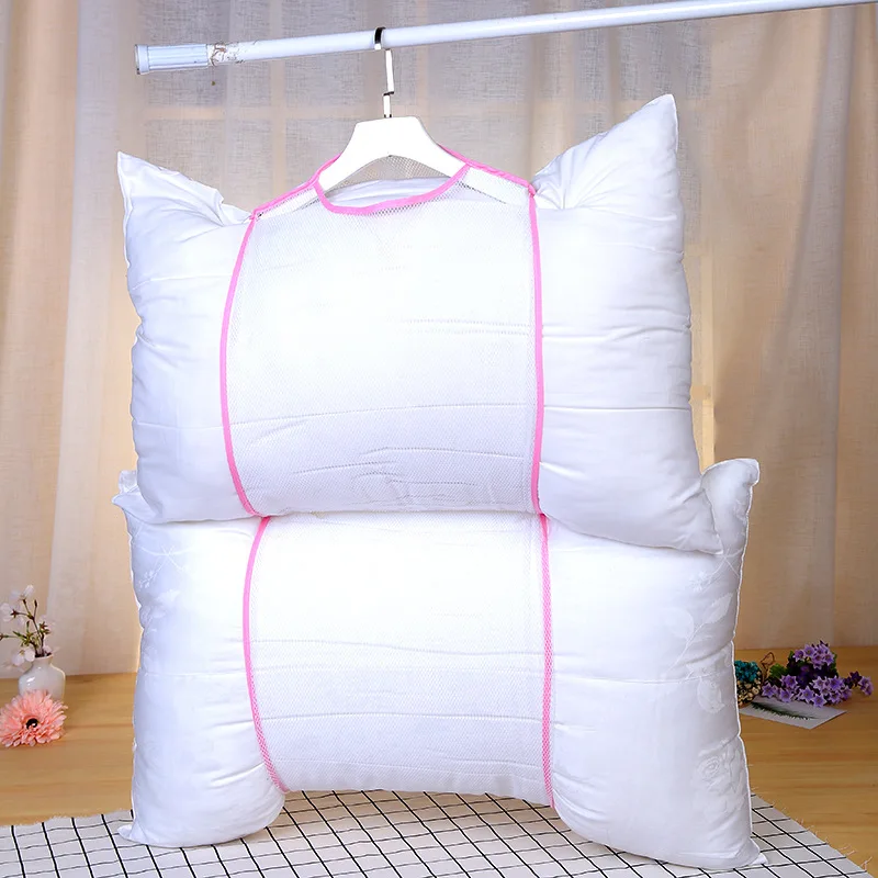 

Windproof Pillow Drying Rack For Hpusehold Multifunctional Pillow Toys Storage Tools Underwear Drying Racks Hanging Racks Net