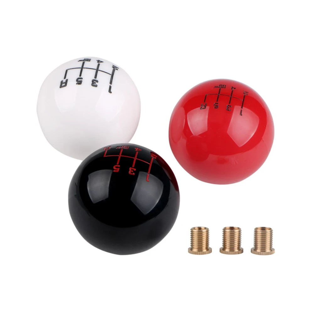 

Universal 5 6 Speed Ball Shift Knob Shifter Lever Head Fit For BMW Ford Passat Honda Audi Toyota Golf Peugeot Chevrolet Cruze 4