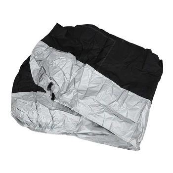 

Motorcycle Bike Moped Scooter Cover Waterproof Rain UV Dust Prevention Dustproof Covering XXL(Black)