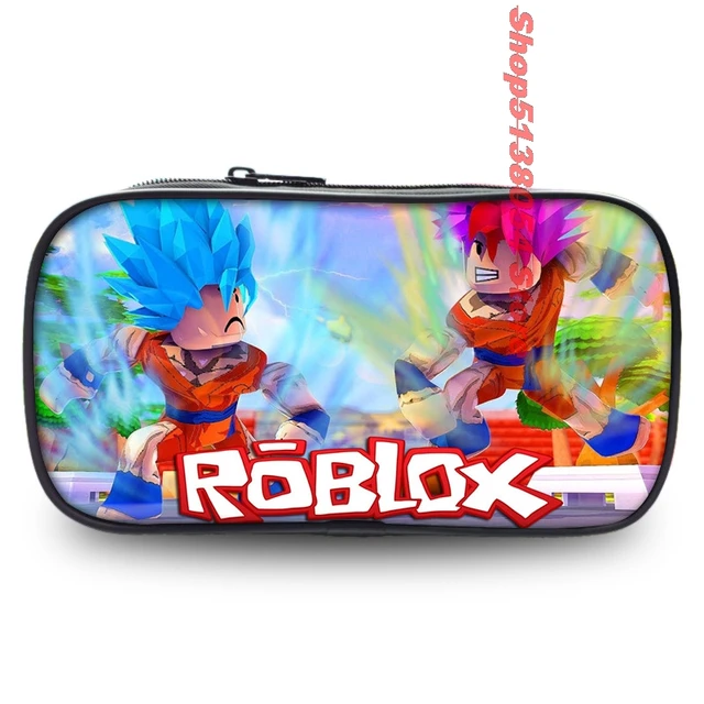 Roblox Bag Zipper Pencil Case Twill Canvas Large Pen Box Pencil Bag For Student School Stationery Supplies Backpacks Aliexpress
