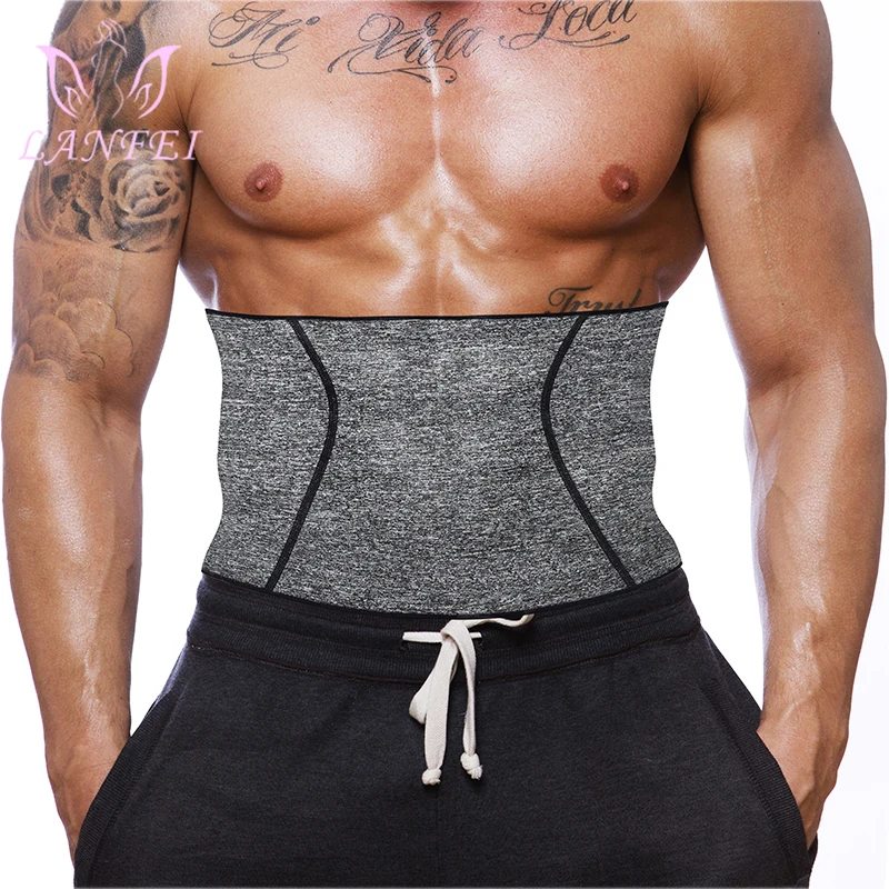 LANFEI Mens Waist Trainer Body Shaper Thermo Neoprene Gym Fitness Modeling Corset Slim Underwear Waist Support Weight Loss Belt LANFEI Mens Waist Trainer Body Shaper Thermo Neoprene Gym Fitness Modeling Corset Slim Underwear Waist Support Weight Loss Belt