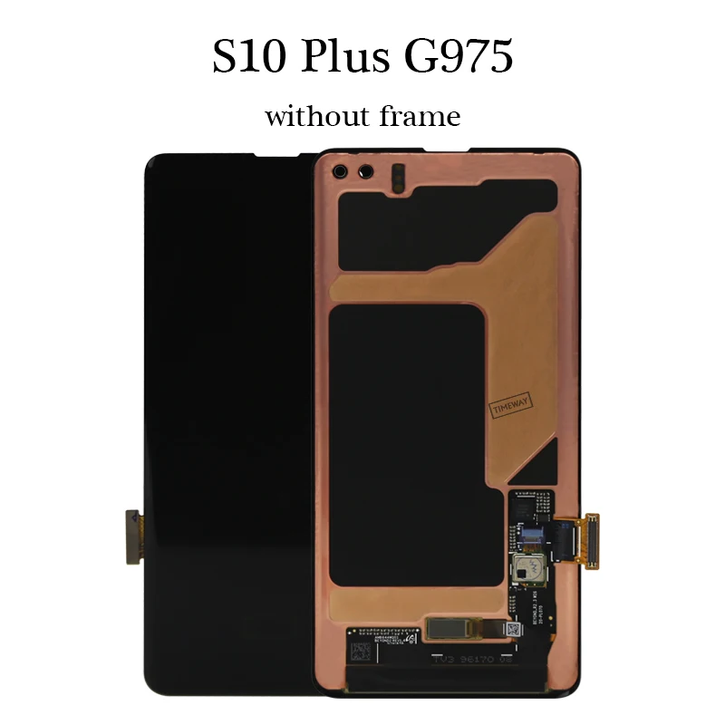 Супер AMOLED S10+ ЖК-дисплей для samsung Galaxy S10 Plus G975 G975F ЖК-дисплей сенсорный экран дигитайзер в сборе для samsung S10