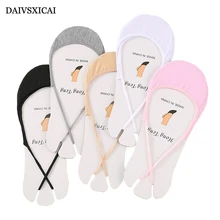 5 пара/лот = 10 шт., летние невидимые носки, Дамская мода, слинг, закрытый носок, повседневные женские короткие носки