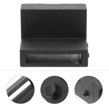 

1 Pair Sliding Door Stoppers Replacement Durable Zinc Alloy Flat Rail Stopper for Barn Home