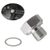 M12X1.5 To 1/8 NPT New Engine Oil Pressure Sensor Adapter Connecter LS Series with copper washer 5