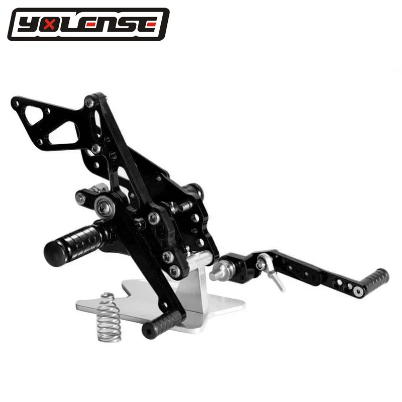 CNC алюминиевый Мотоцикл Регулируемые задние наборы подножки для Suzuki GSXR600/750 R K11 L2 L3 L4 2011
