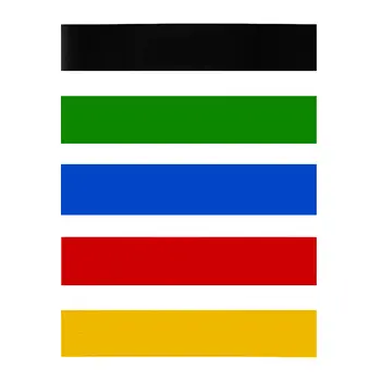 

5 X Multifunctional Yoga Latex Tension Rings Resistance Bands Tube Exercise Elastic Band Fitness Equipment Yoga Loop Band