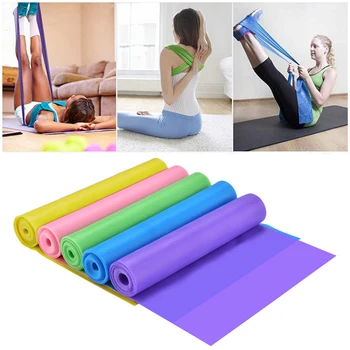 

Elastic Workout Latex Belt Yoga Pull Strap Resistance Bands Strength Training Exerciser Equipments Gym Training
