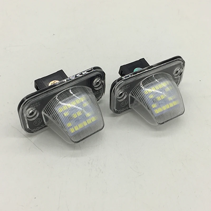 Mutips 1 набор Автомобильный светодиодный Подсветка регистрационного номера 12V для