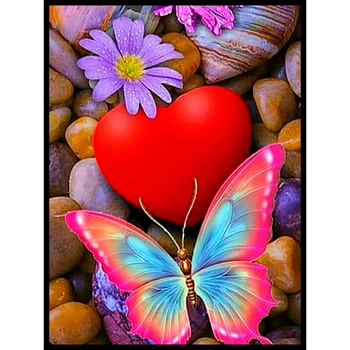 

30x40 Diy Diamond Painting 5d for Home Decor , Living Room Decoration ，Color Butterfly