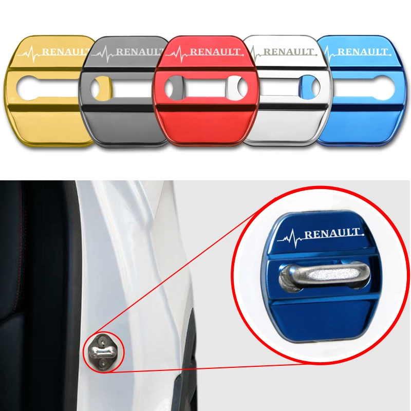 Автомобильный Стайлинг крышка замка автомобильной двери чехол для Renault Koleos KADJAR аксессуары для стайлинга автомобилей