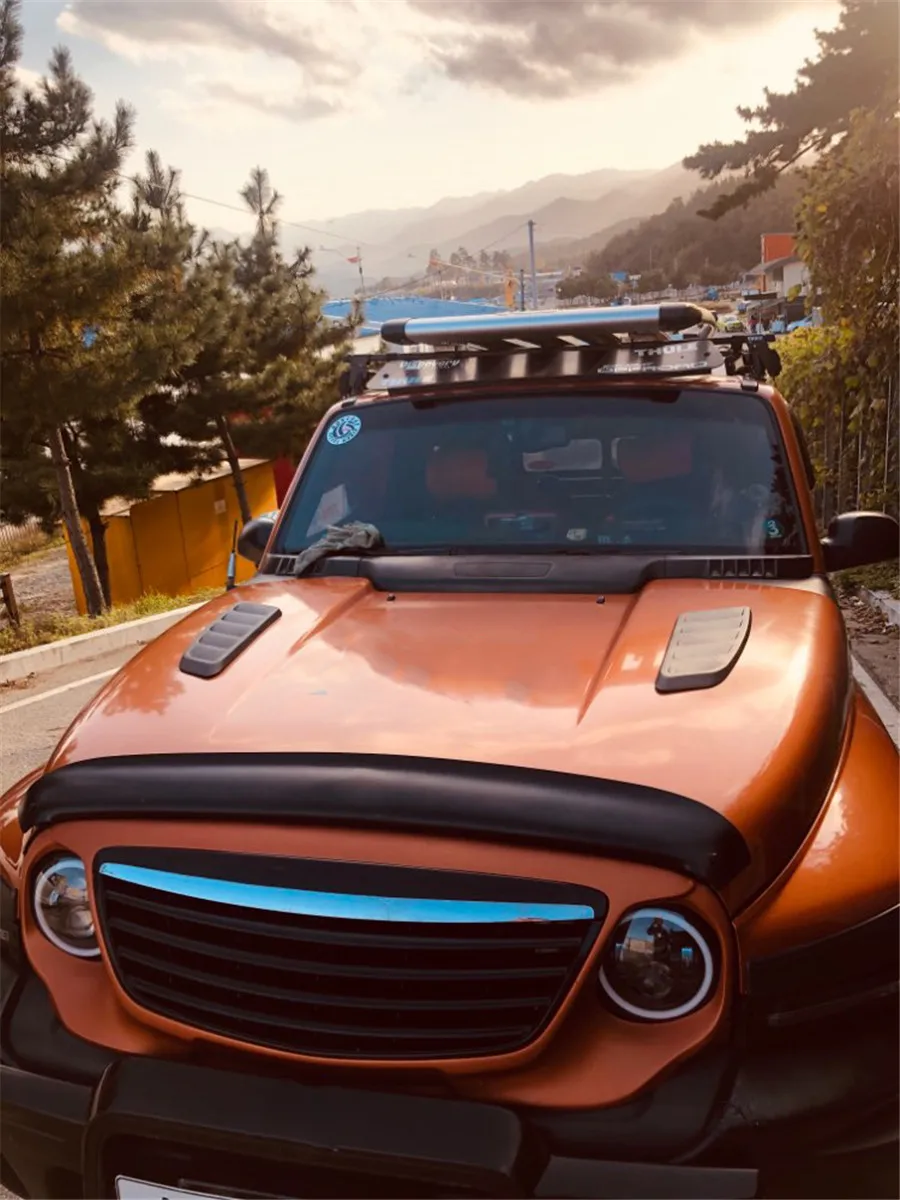 1 пара Универсальный ABS пластик автомобильный воздухозаборник Совок капот передний капот вентиляционное отверстие подходит для Ford Mustang