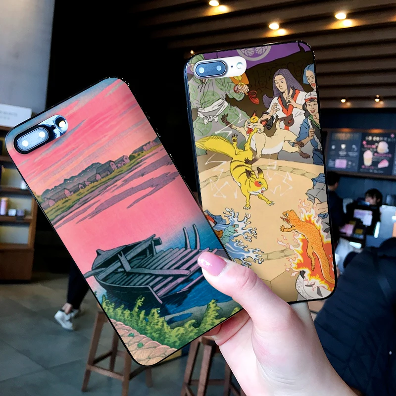 Японский стиль искусство Япония для Xiaomi mi 9T A3 PRO 6X X 2S 3 F1 9 CC9E CC9 8 A2 LITE SE задняя крышка