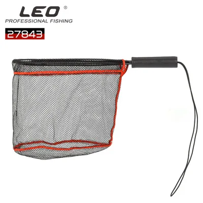 Рыболовная сеть LEO/Leo [черный и красный алюминиевый сплав fly - Цена: 