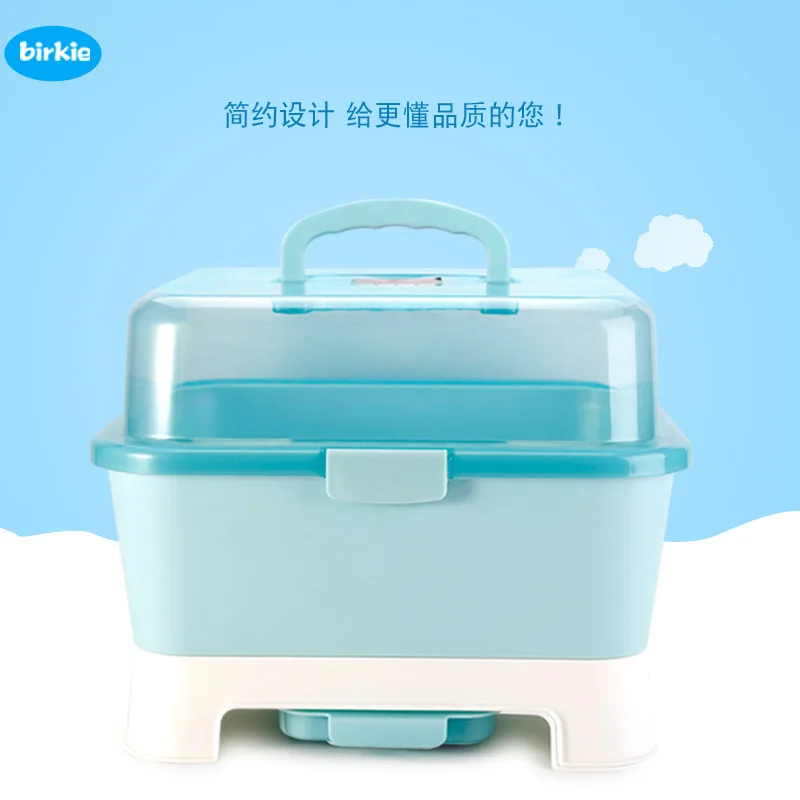 

Birkie Infant Bottle Drying Rack Baby Feeding Bottle Storage Box Storage Drying Rack Portable Baby Storage Box