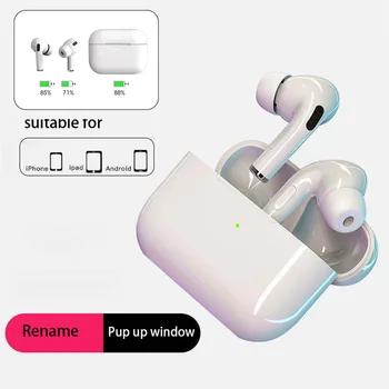

Original Airpodding Pro 3 1536u 1:1 I900000 TWS Pros Aire Pods for Apple phone Android Clone Headphones Bluetooth Earphone
