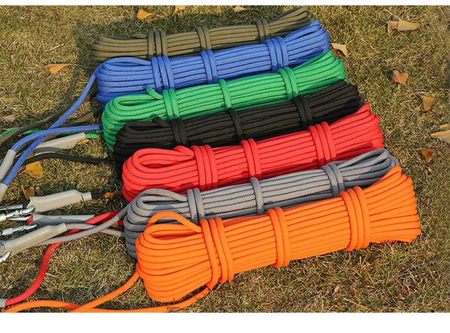 10M /20M Rock Climbing Cord Outdoor Hiking Accessories Rope 9.5mm