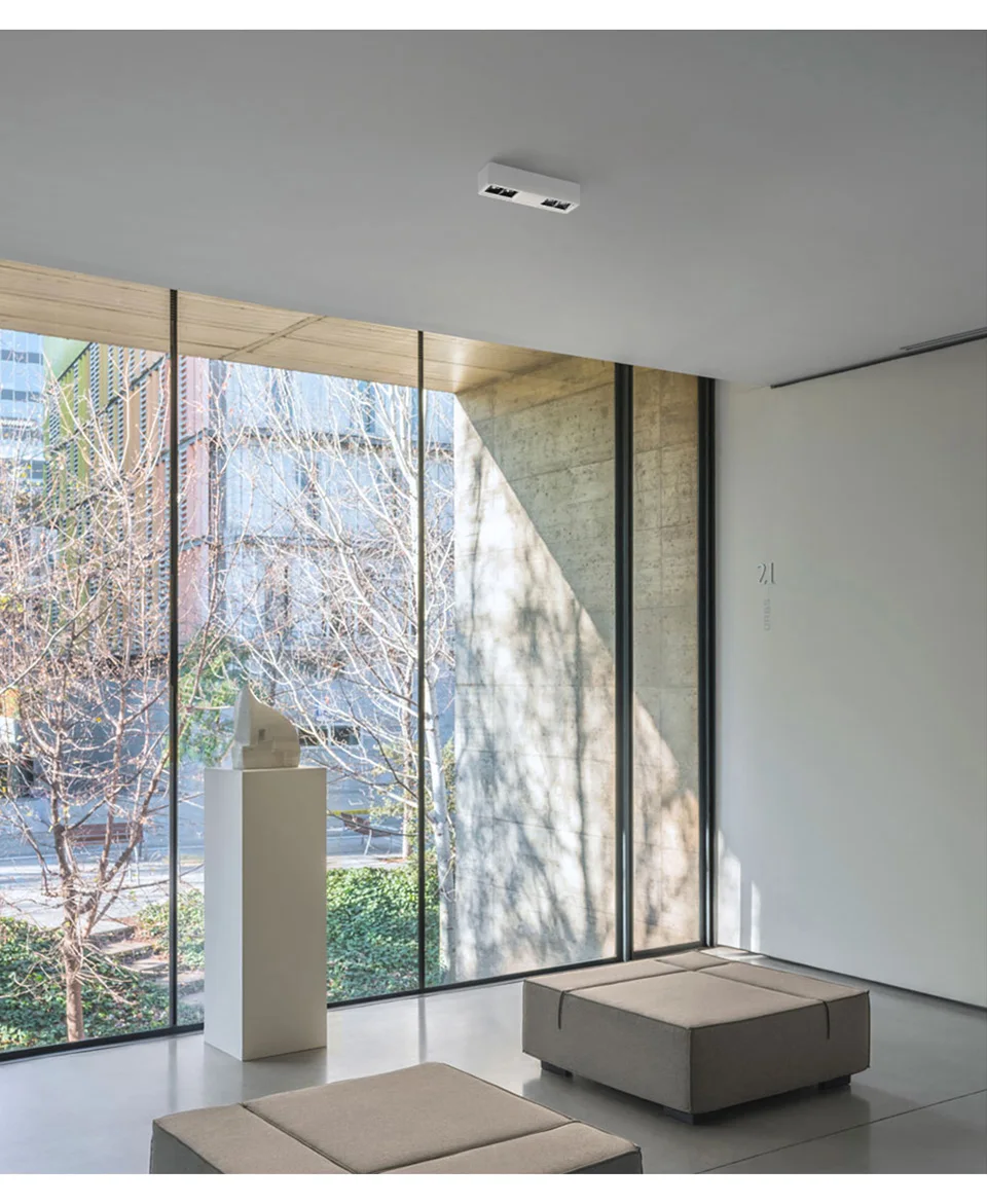 Aisilan LED surface mounted downlight ceiling spot it light living room corridor simple bedroom Nordic grille light