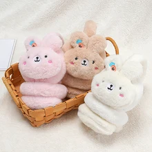 

Soft Ear Protection Plush Retractable Earmuffs Cute Comfortable Warm Rabbit Plush Earmuffs Fashion Popular Female Accessories