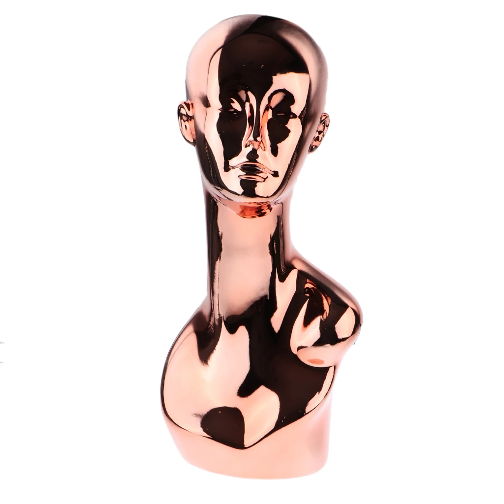 Female Mannequin Head Bust Display Stand Model For Wigs Hair Hat Glasses Jewelry for Showcase Retail Showing |