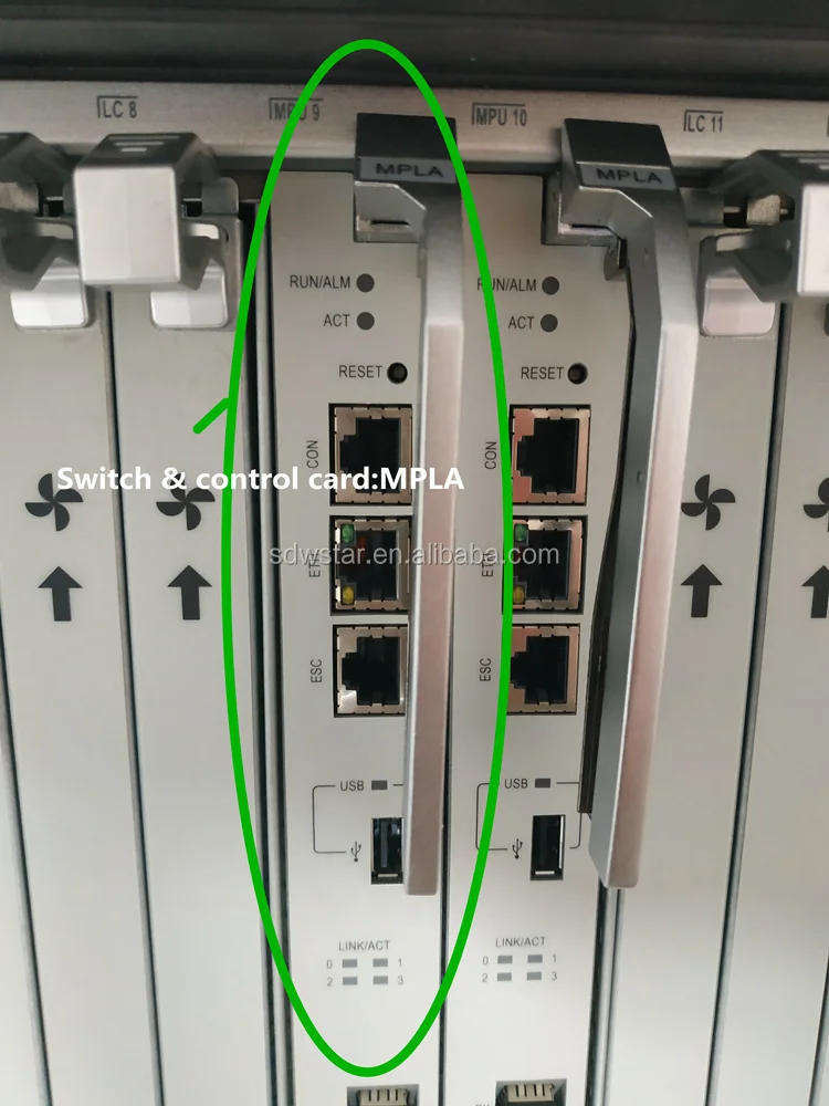 Оригинальный Новый HUA WEI MA5800 X17 GPON EPON OLT терминал оптической линии 2 * MPLA 2 * PILA поддержка GPHF GPSF XEHD XGHD сервисная плата